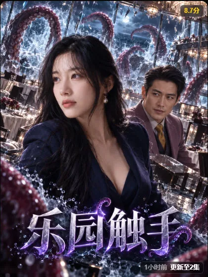 乐园触手 · AI魔改短剧海报 · 全26集